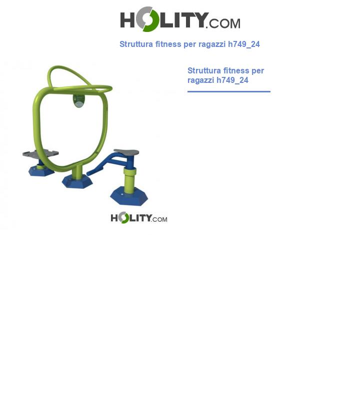 Struttura fitness per ragazzi h749_24