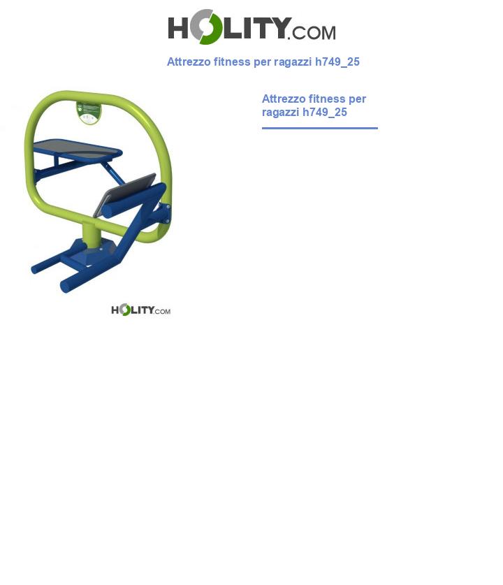 Attrezzo fitness per ragazzi h749_25