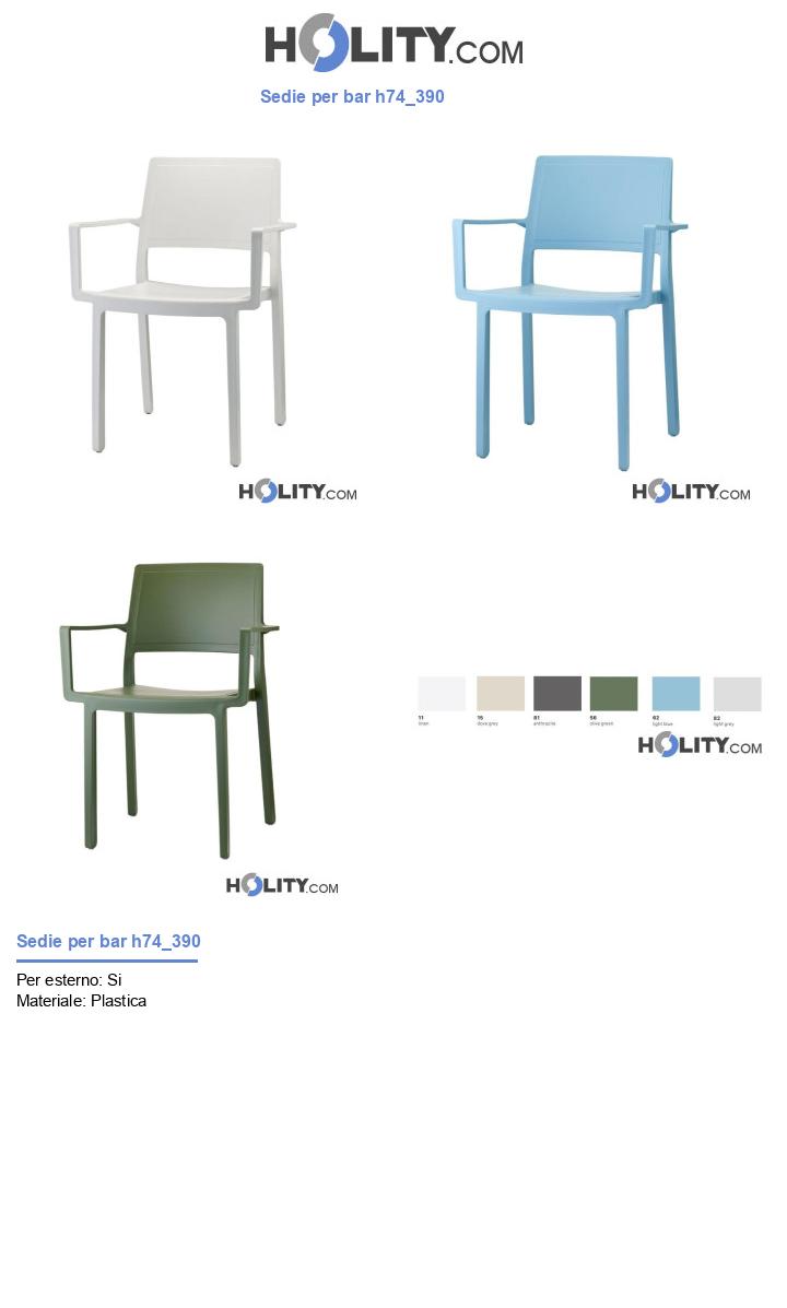Sedie per bar h74_390
