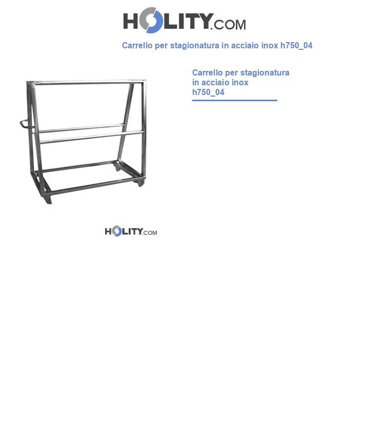 Carrello per stagionatura in acciaio inox h750_04