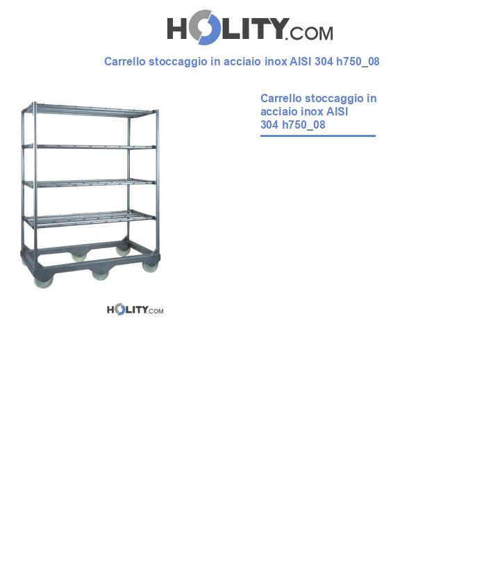 Carrello stoccaggio in acciaio inox AISI 304 h750_08