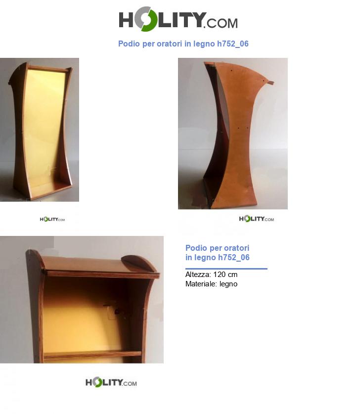 Podio per oratori in legno h752_06