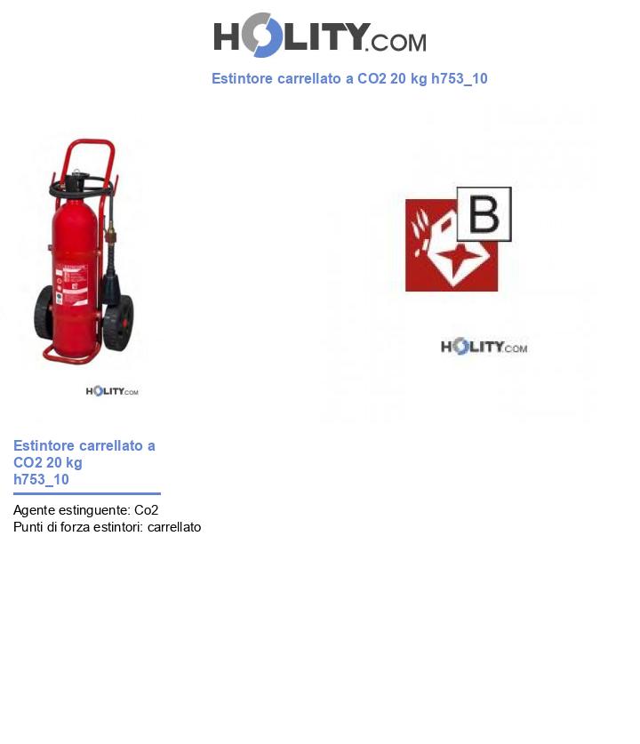 Estintore carrellato a CO2 20 kg h753_10