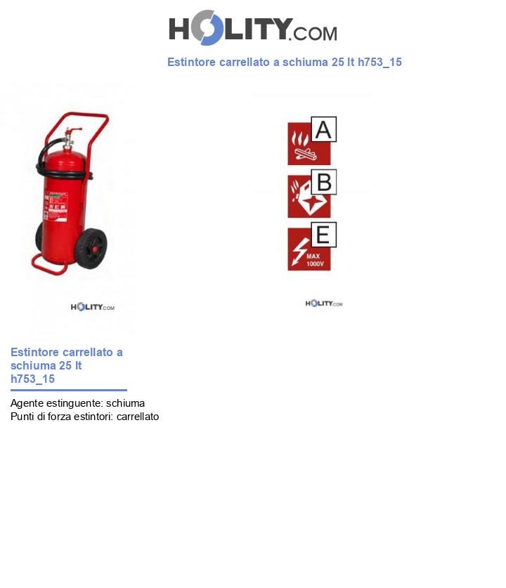Estintore carrellato a schiuma 25 lt h753_15