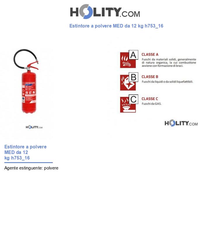 Estintore a polvere MED da 12 kg h753_16