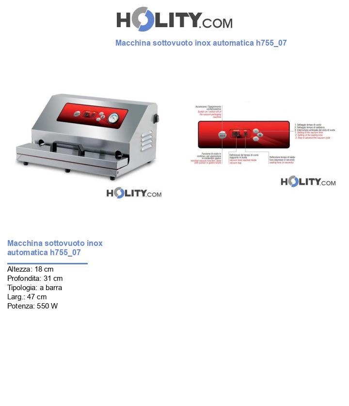 Macchina sottovuoto inox automatica h755_07