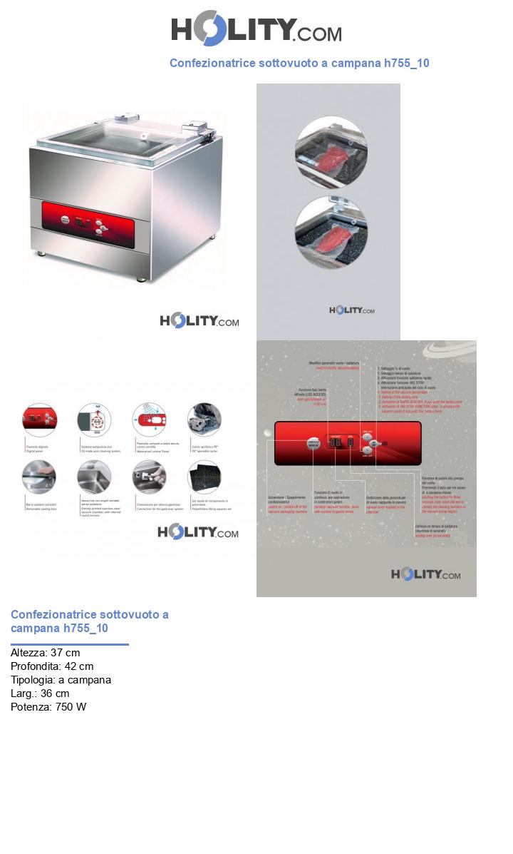 Confezionatrice sottovuoto a campana h755_10