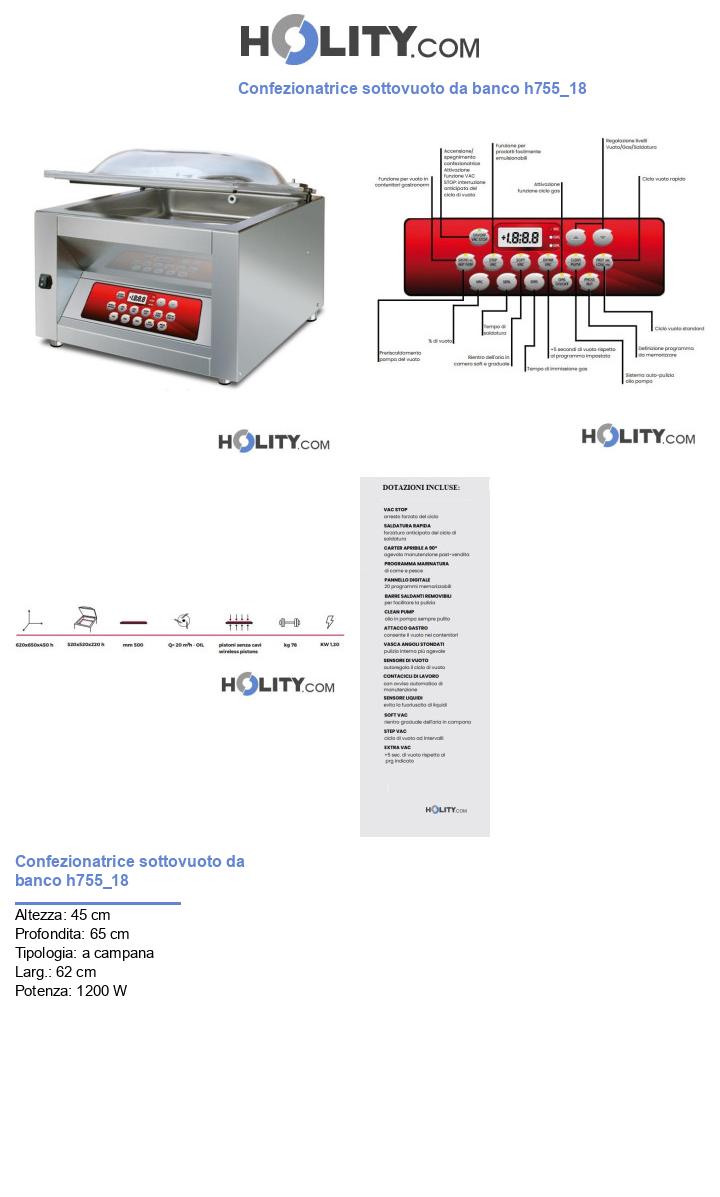 Confezionatrice sottovuoto da banco h755_18