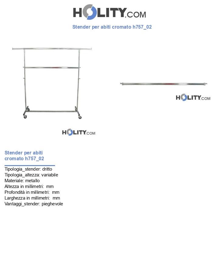 Stender per abiti cromato h757_02
