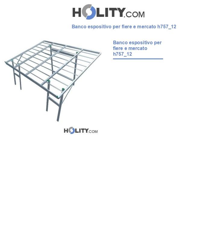 Banco espositivo per fiere e mercato h757_12