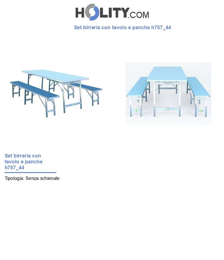 Set birreria con tavolo e panche h757_44