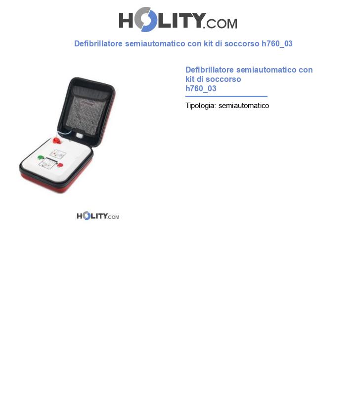 Defibrillatore semiautomatico con kit di soccorso h760_03