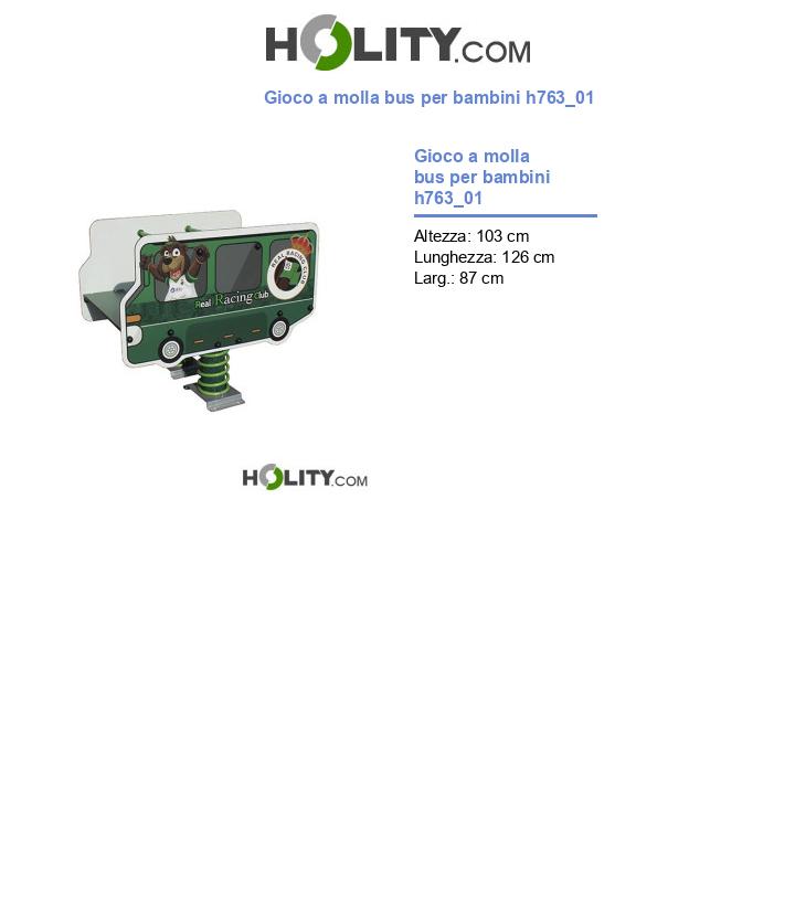Gioco a molla bus per bambini h763_01