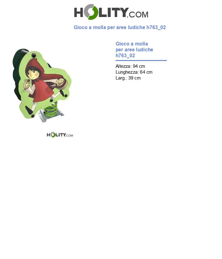 Gioco a molla per aree ludiche h763_02