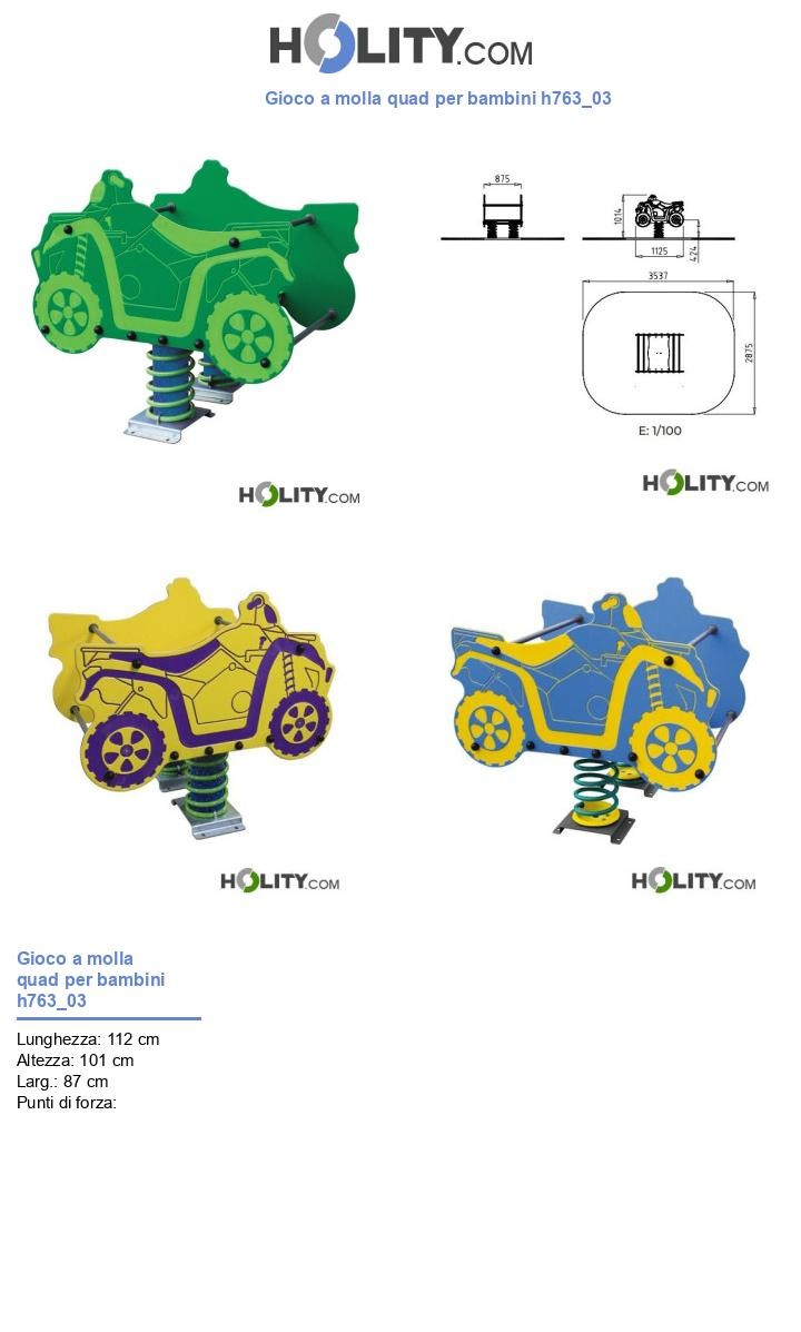Gioco a molla quad per bambini h763_03