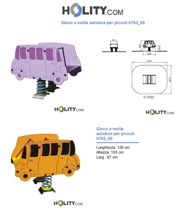 Gioco a molla autobus per piccoli h763_05