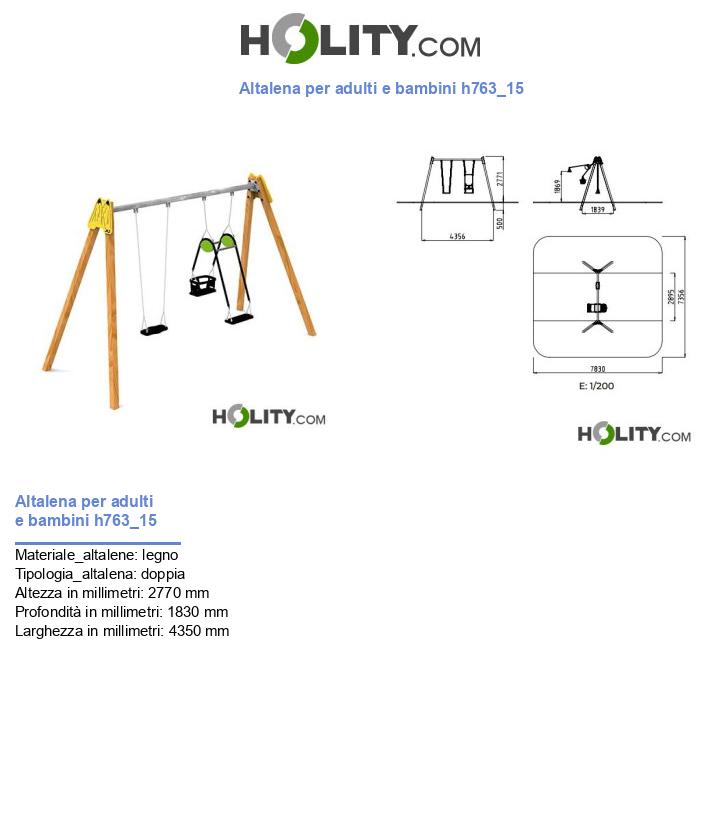 Altalena per adulti e bambini h763_15