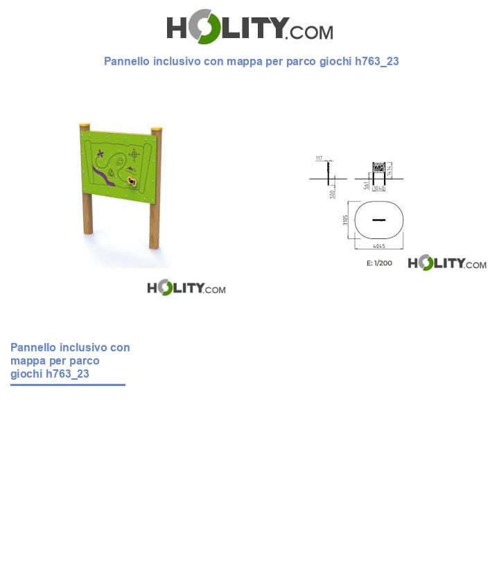 Pannello inclusivo con mappa per parco giochi h763_23