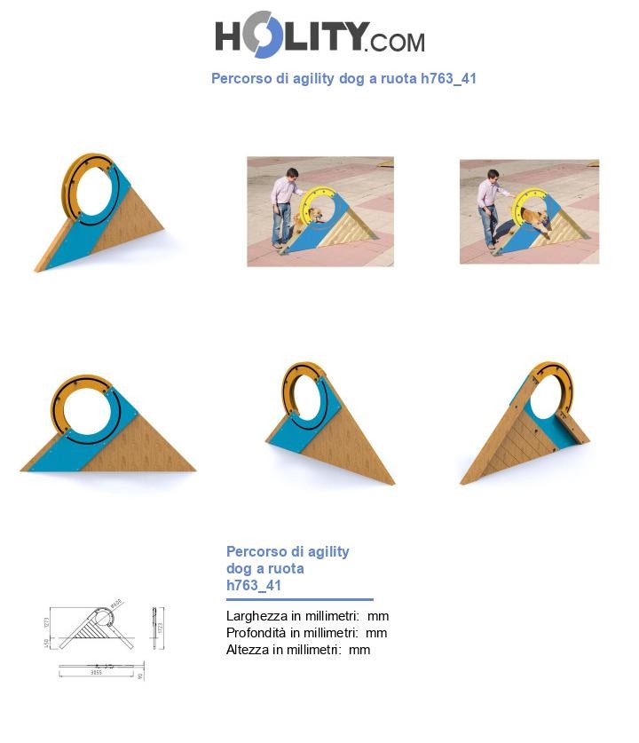 Percorso di agility dog a ruota h763_41
