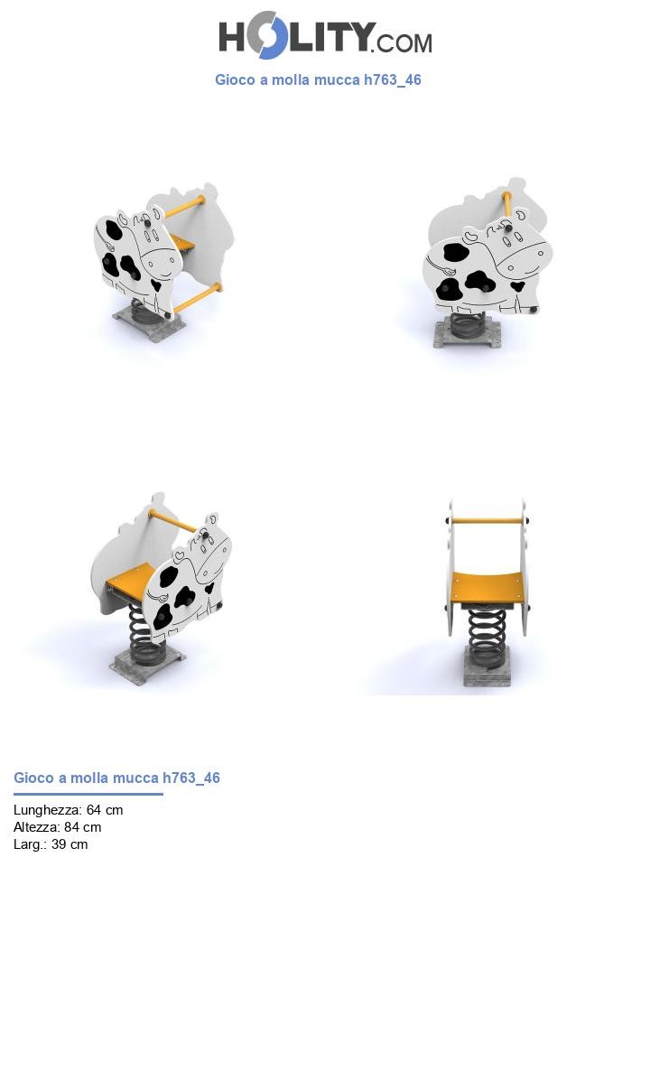 Gioco a molla mucca h763_46
