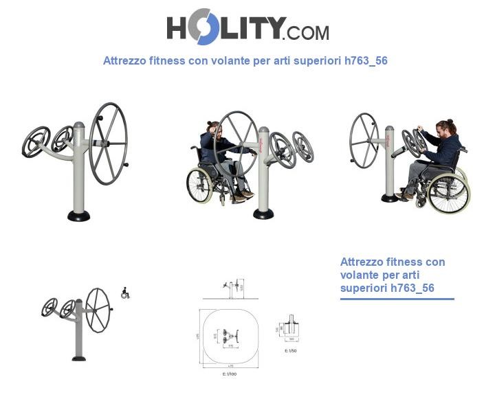 Attrezzo fitness con volante per arti superiori h763_56
