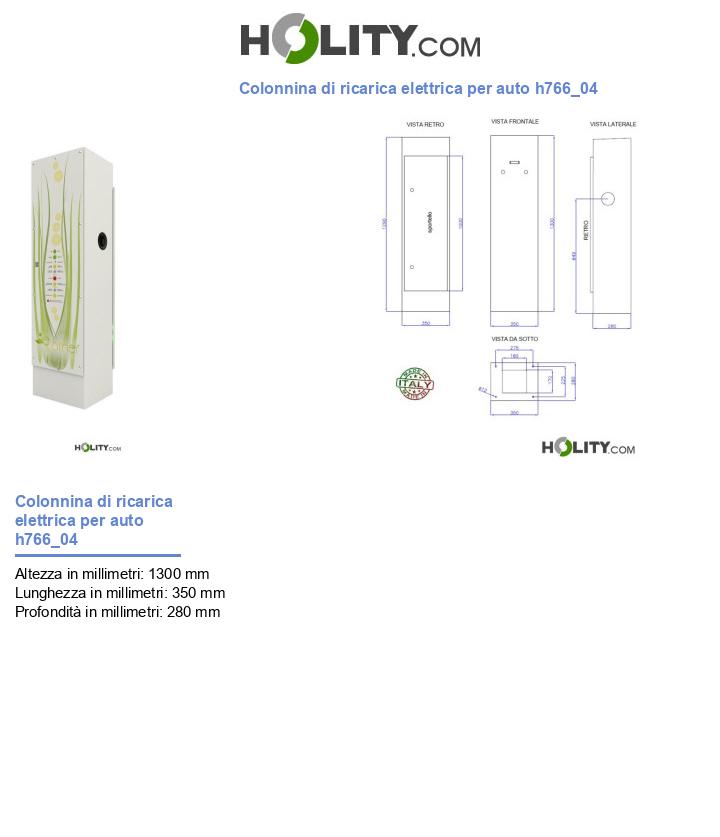 Colonnina di ricarica elettrica per auto h766_04