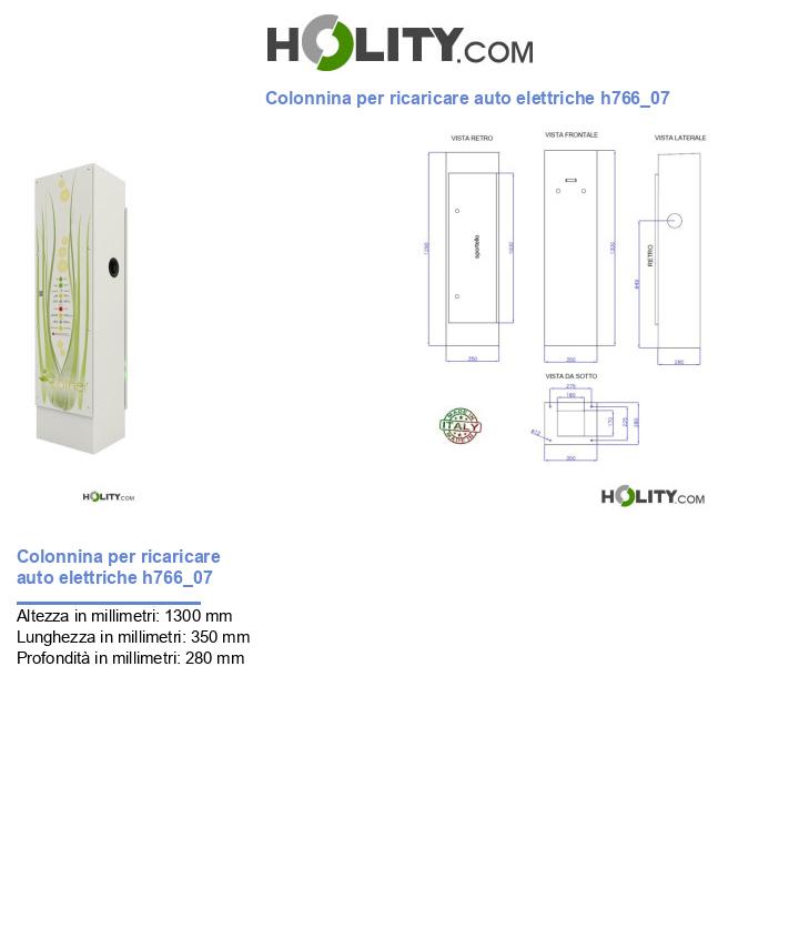 Colonnina per ricaricare auto elettriche h766_07