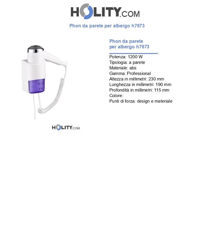 Phon da parete per albergo h7673