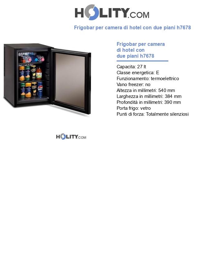 Frigobar per camera di hotel con due piani h7678