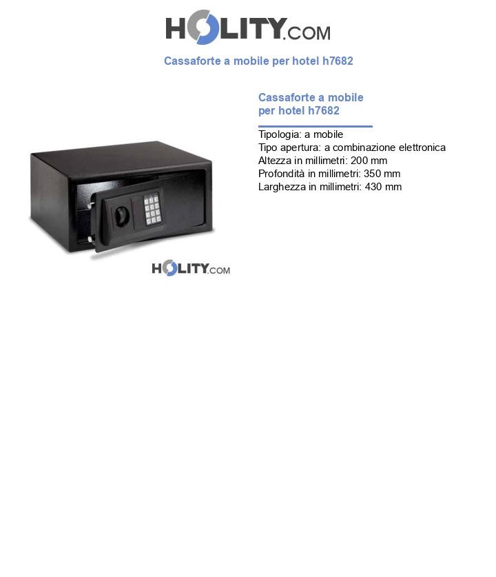 Cassaforte a mobile per hotel h7682