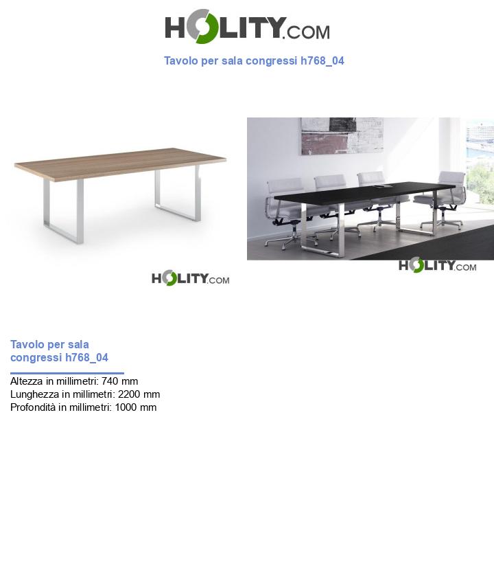 Tavolo per sala congressi h768_04