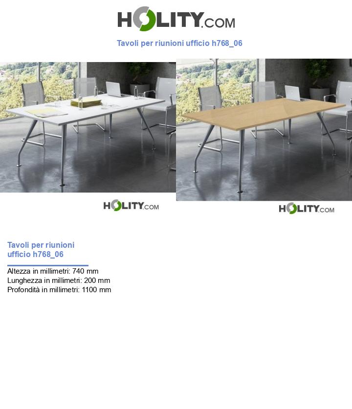 Tavoli per riunioni ufficio h768_06