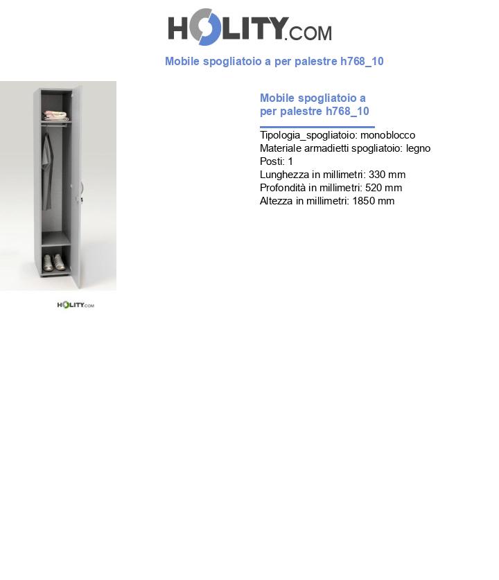 Mobile spogliatoio a per palestre h768_10