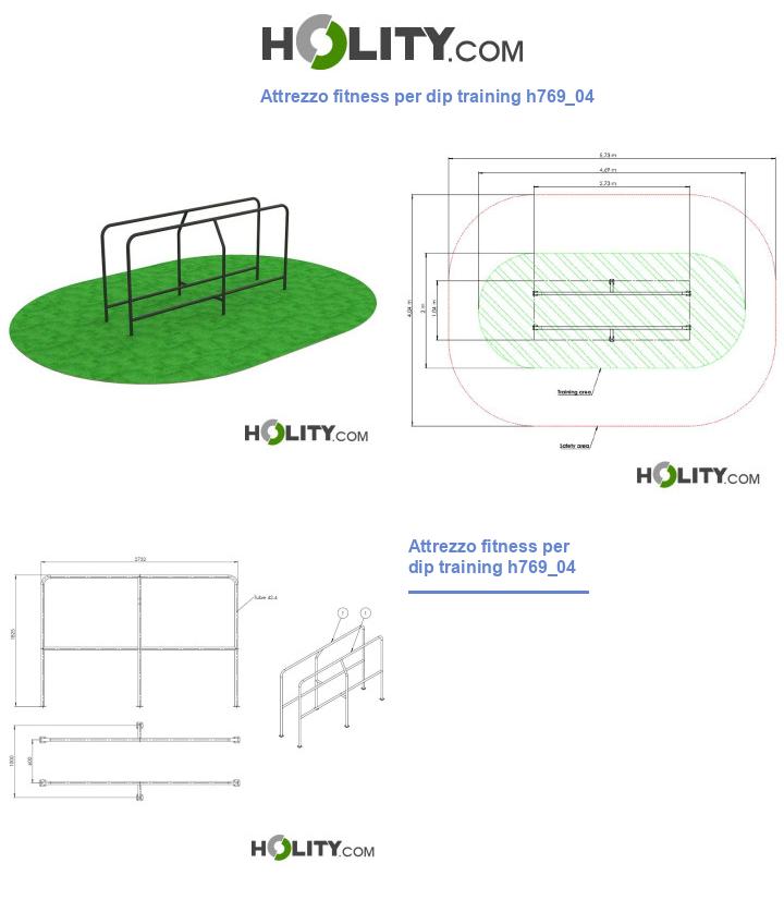 Attrezzo fitness per dip training h769_04