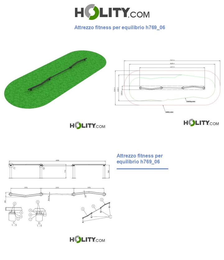 Attrezzo fitness per equilibrio h769_06