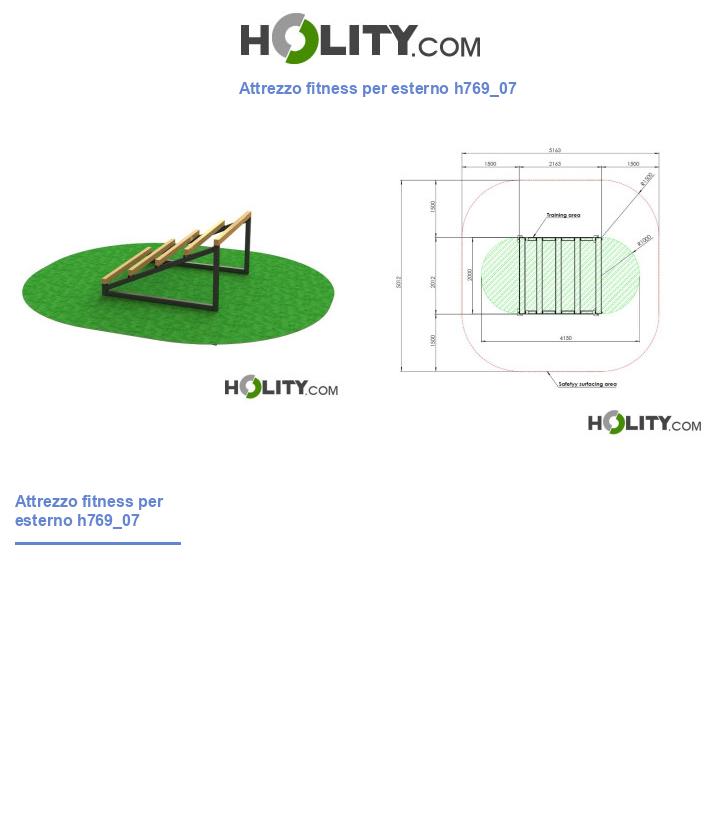 Attrezzo fitness per esterno h769_07