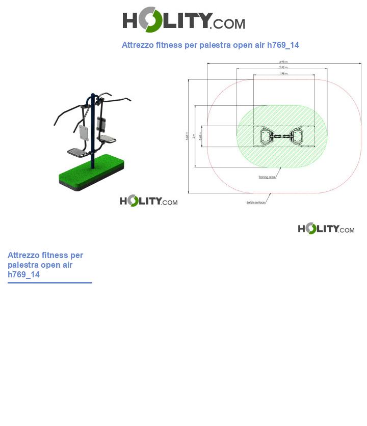 Attrezzo fitness per palestra open air h769_14