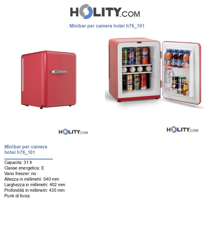 Minibar per camera hotel h76_101