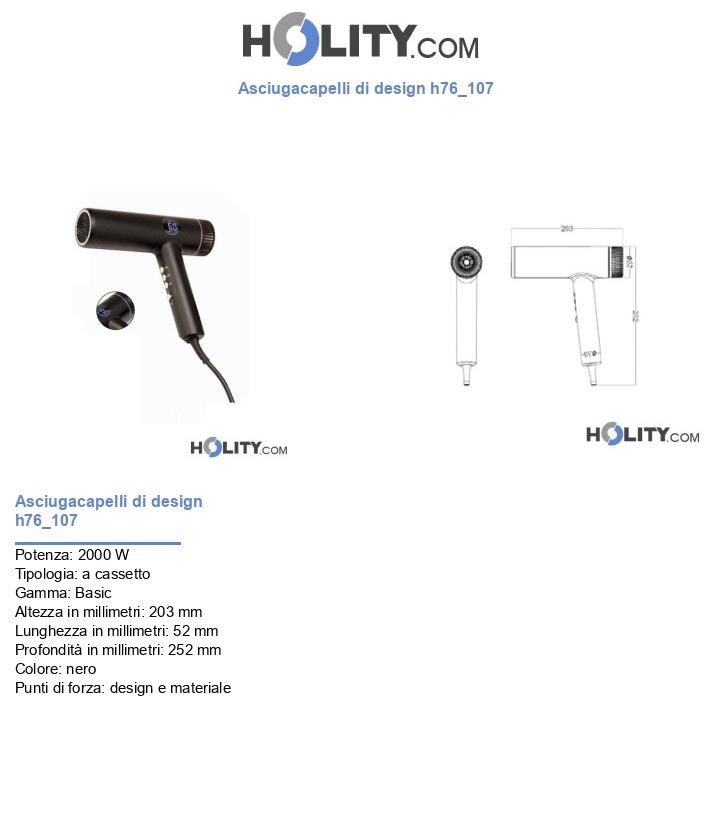 Asciugacapelli di design h76_107