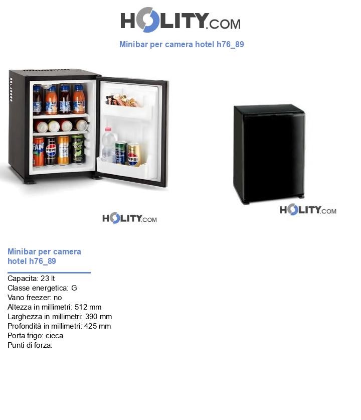 Minibar per camera hotel h76_89