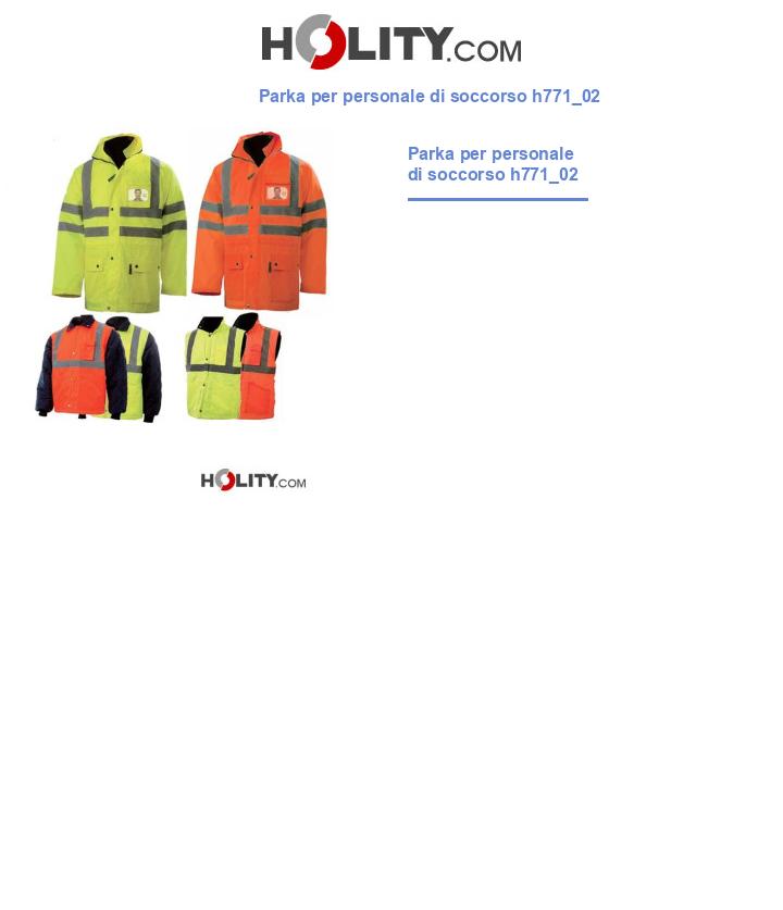 Parka per personale di soccorso h771_02
