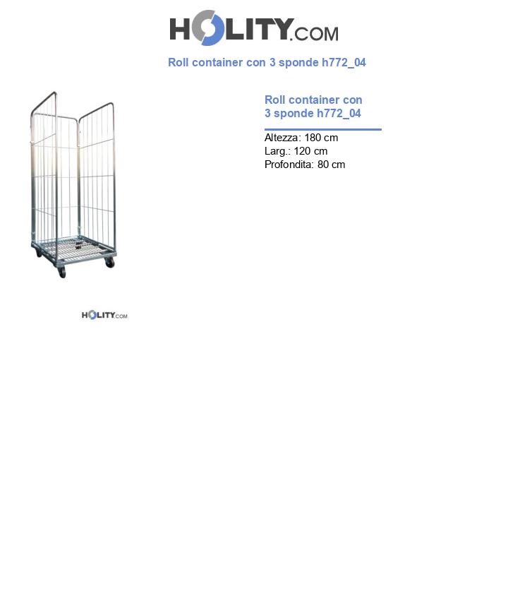 Roll container con 3 sponde h772_04