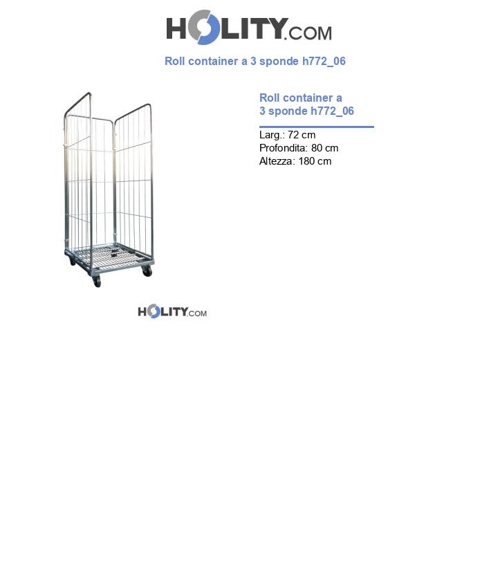 Roll container a 3 sponde h772_06