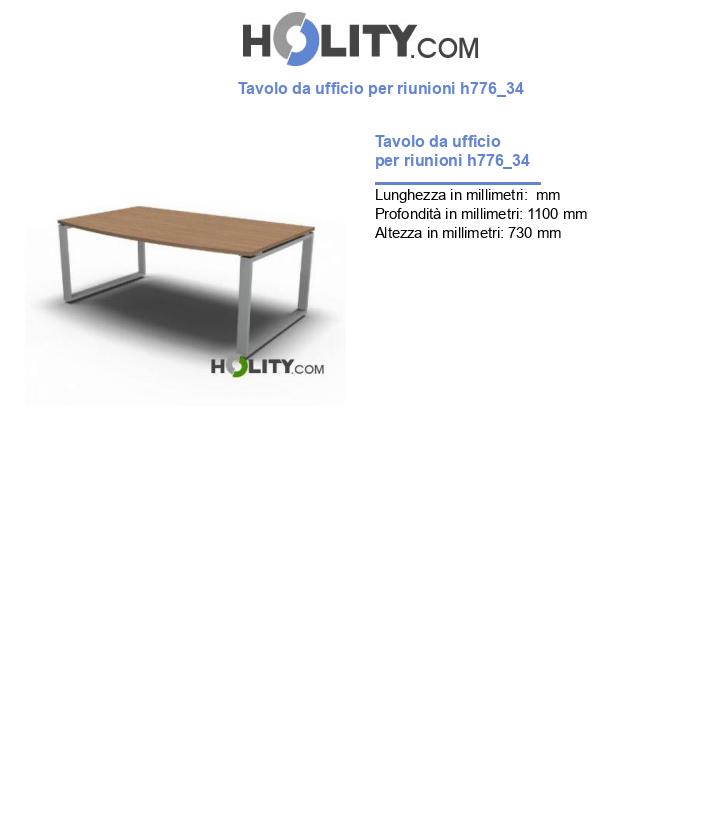 Tavolo da ufficio per riunioni h776_34
