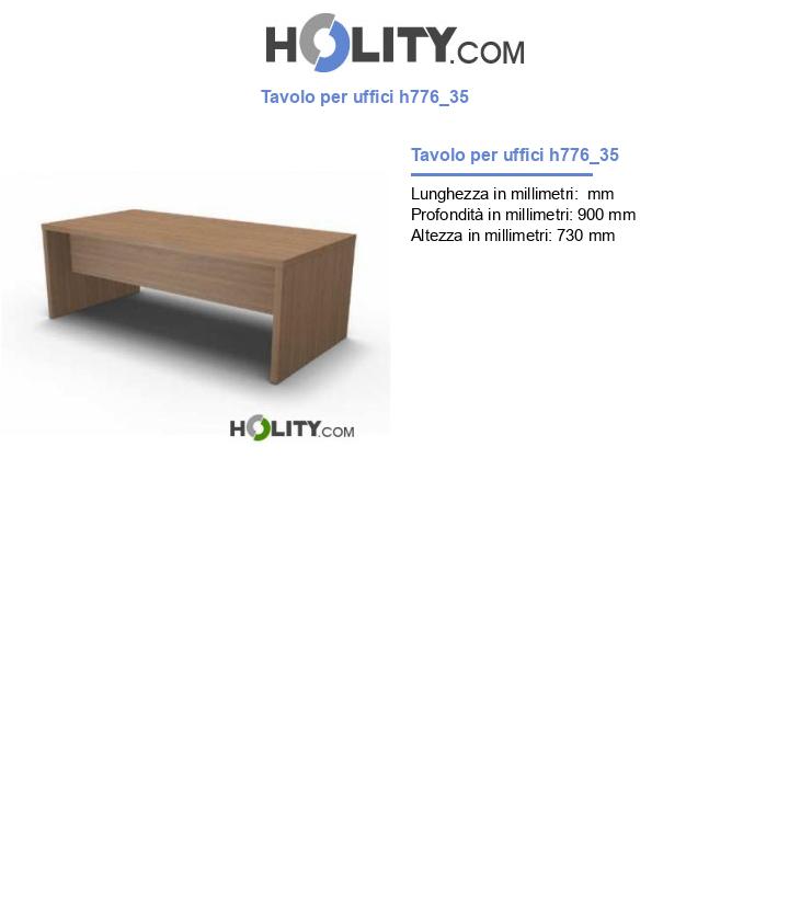 Tavolo per uffici h776_35