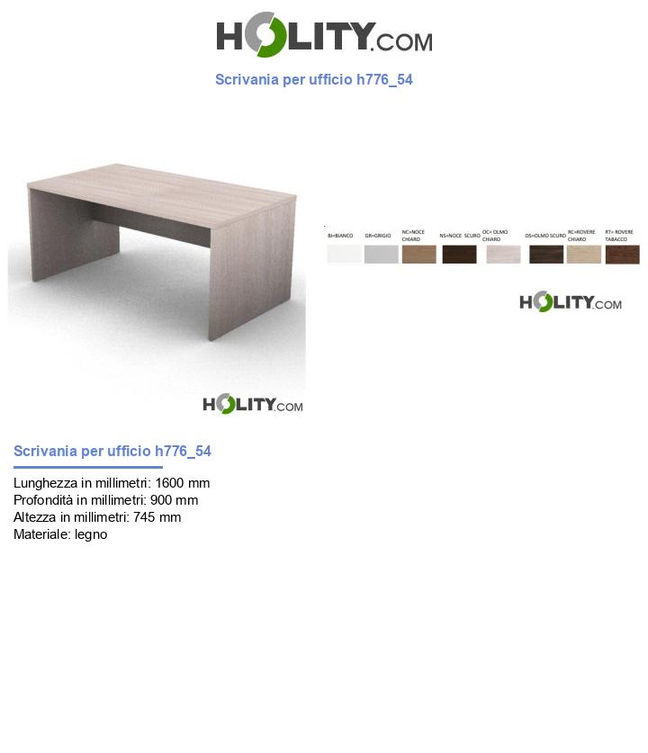 Scrivania per ufficio h776_54