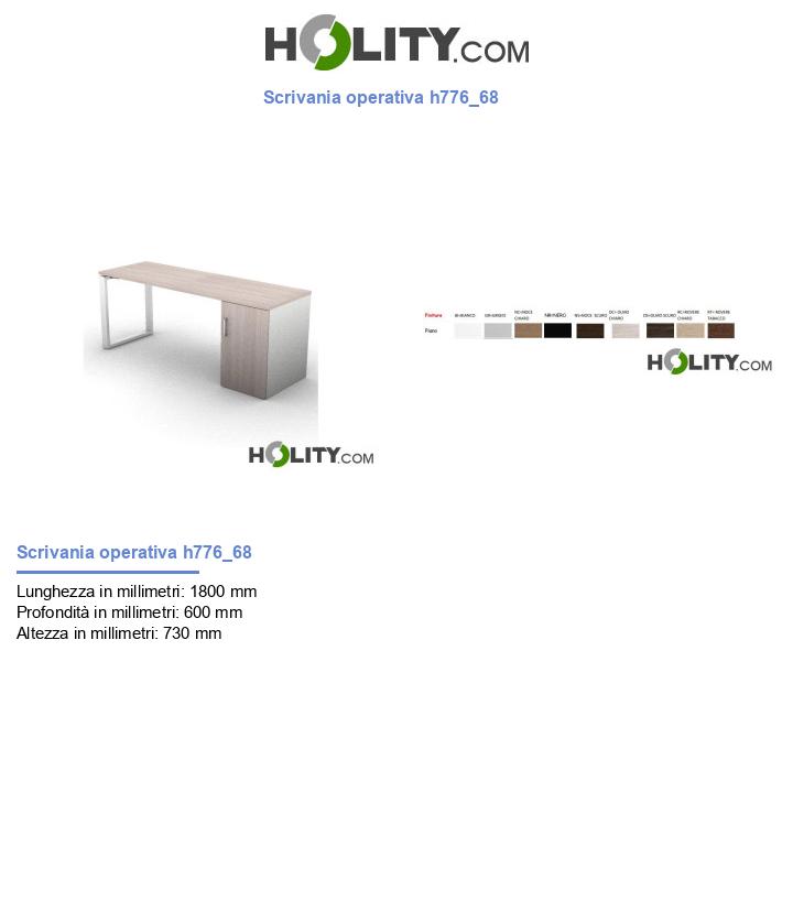 Scrivania operativa h776_68