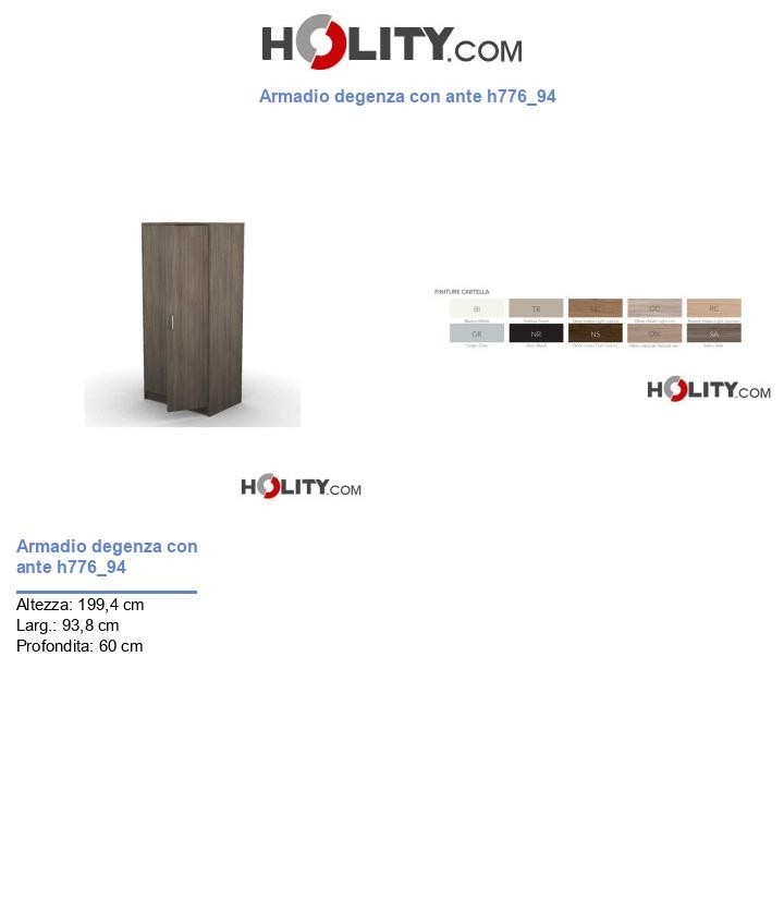 Armadio degenza con ante h776_94