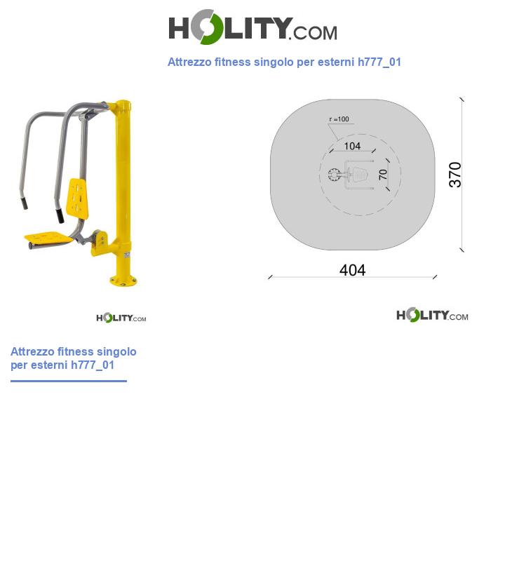 Attrezzo fitness singolo per esterni h777_01