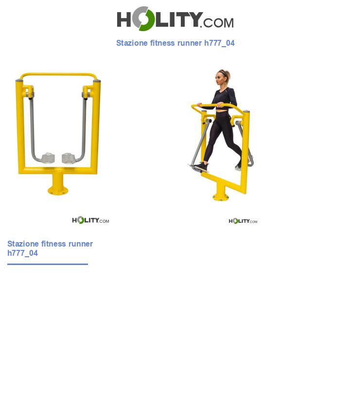 Stazione fitness runner h777_04